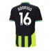 Manchester City Rodri Hernandez #16 Bortedrakt 2024-25 Korte ermer